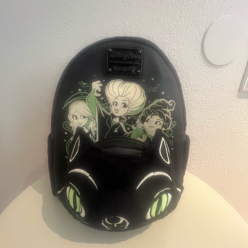 Loungefly Disney Sander Sisters Glow in the Dark backpack